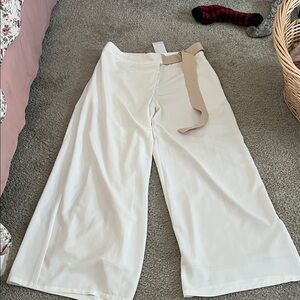 Beautiful Bolero style pants with wrap around front closure.